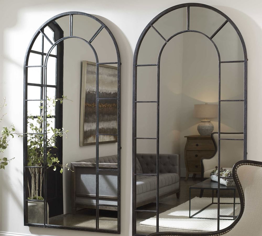 Virgil Arch Wall Mirror Pottery Barn, How To Hang An Arched Mirror
