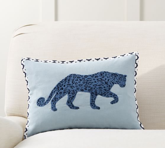 leopard pillow cover