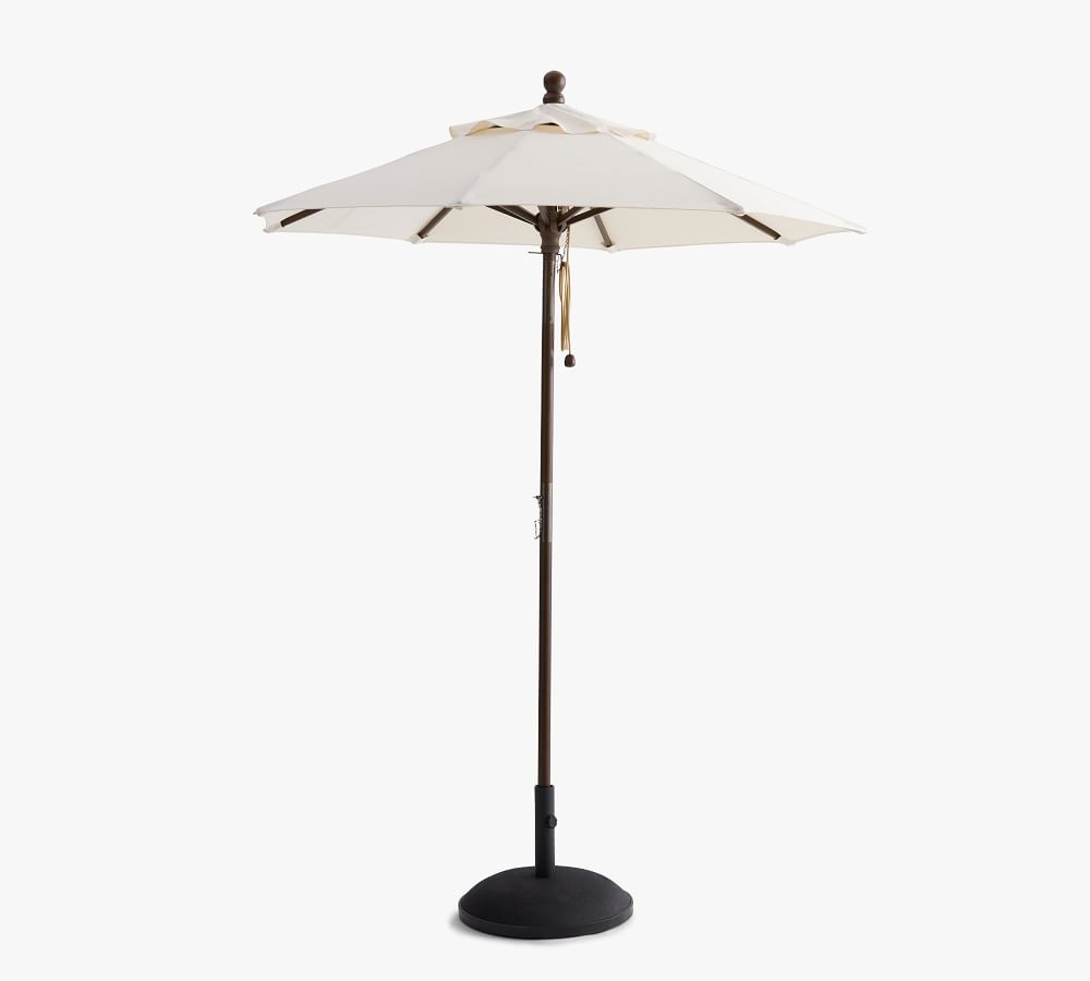 Round Outdoor Umbrella Outdoor Umbrellas Pottery Barn