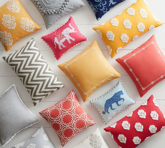 pottery barn leopard pillow