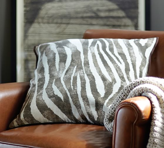 zebra throw pillows