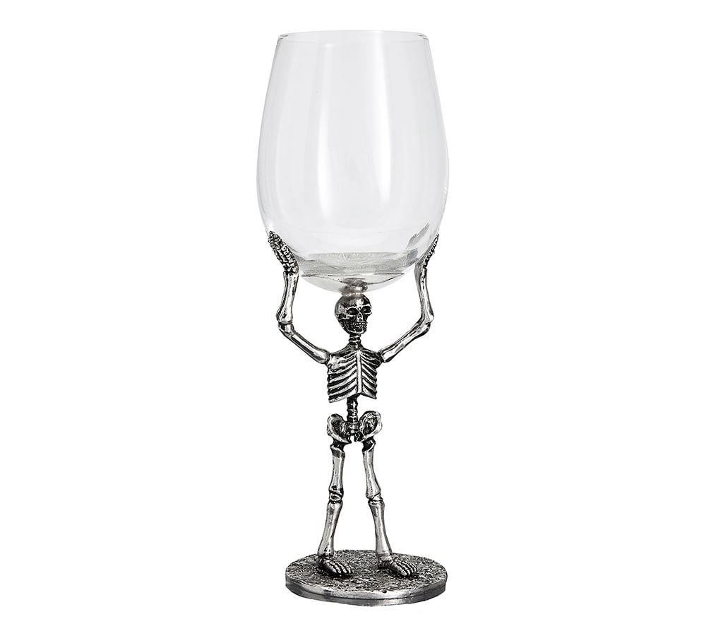 Skeleton Wine Glasses Pottery Barn