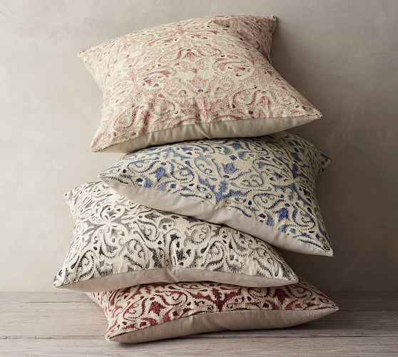 pottery barn pillows