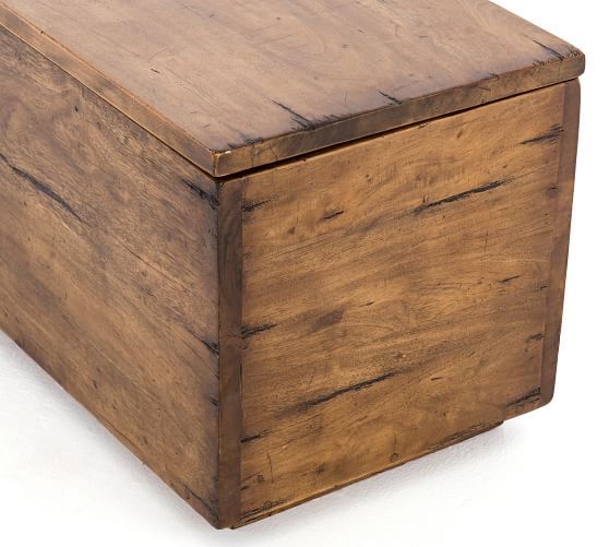 Parkview Reclaimed Wood Trunk Pottery Barn Parkview Reclaimed Wood Trunk Pottery, Wooden Storage Chests And Trunks
