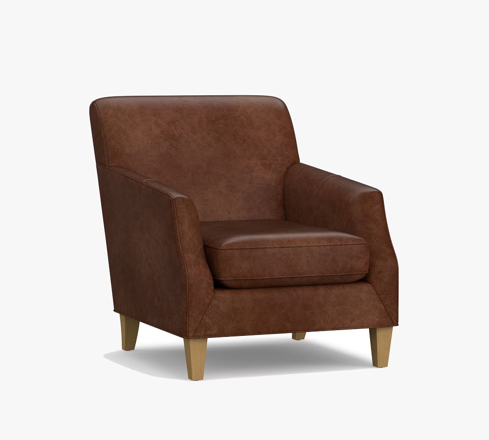 Toulouse Leather Armchair Pottery Barn