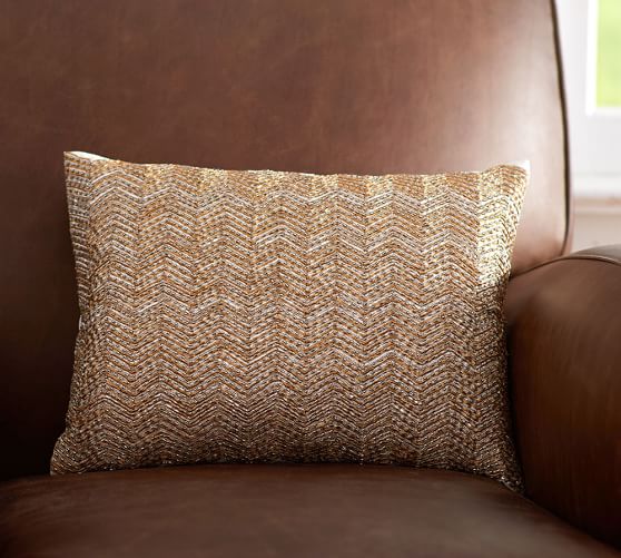 beaded pillow covers