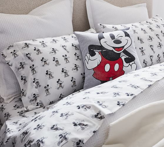 Disney Mickey Mouse Organic Cotton, Pottery Barn Twin Xl Bedding Sets