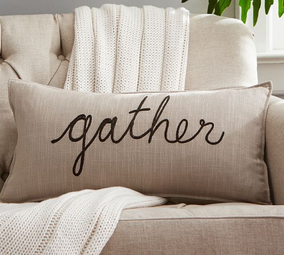 pottery barn lumbar pillow covers