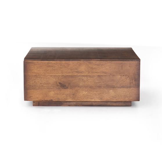 Parkview 36 Reclaimed Wood Coffee, Wooden Storage Chest Coffee Table