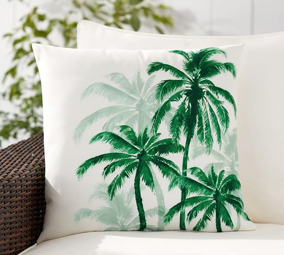 palm tree pillows
