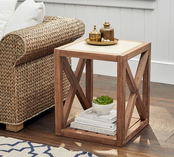 Grove Side Table Pottery Barn Grove Side Table Pottery Barn, Pottery Barn Sofa Side Tables