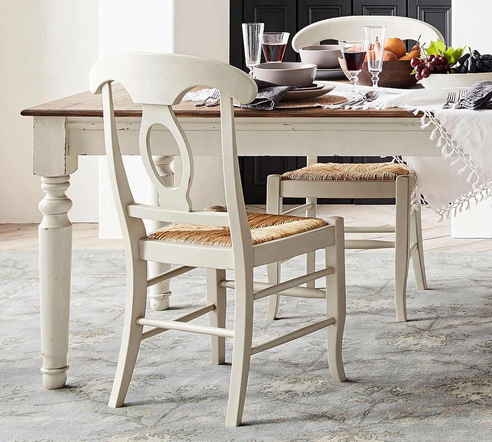 discontinued pottery barn dining chairs