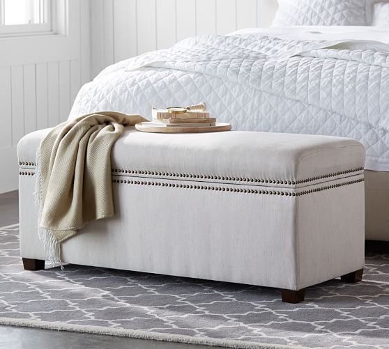 Tamsen Storage Bench Pottery Barn, End Of Bed Storage Bench King Size