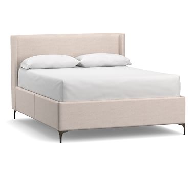 Jake Upholstered Storage Platform Bed, Upholstered King Bed Frame With Drawers