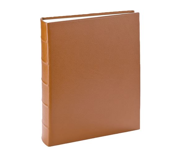 Leather Bound Photo Albums Pottery Barn, Leather Picture Album