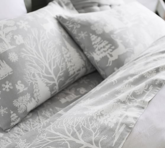 pottery barn flannel