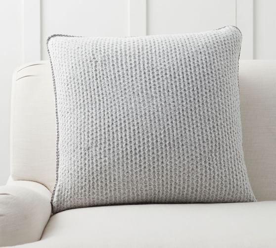 pottery barn gray pillows