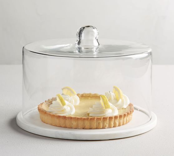 Olympia Glass Cake Stand Base Dome sold separately