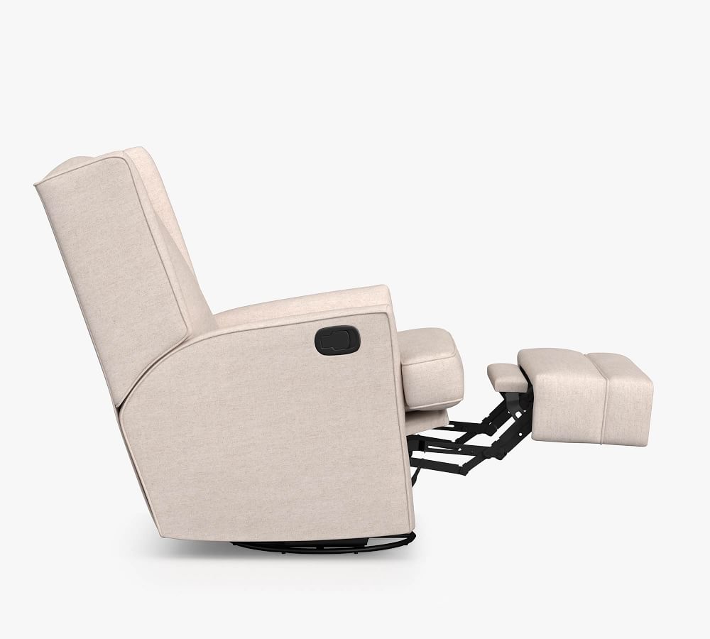 PB Modern Wingback Glider & Recliner Pottery Barn