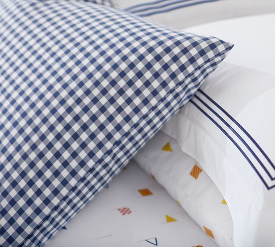 red gingham pillowcases