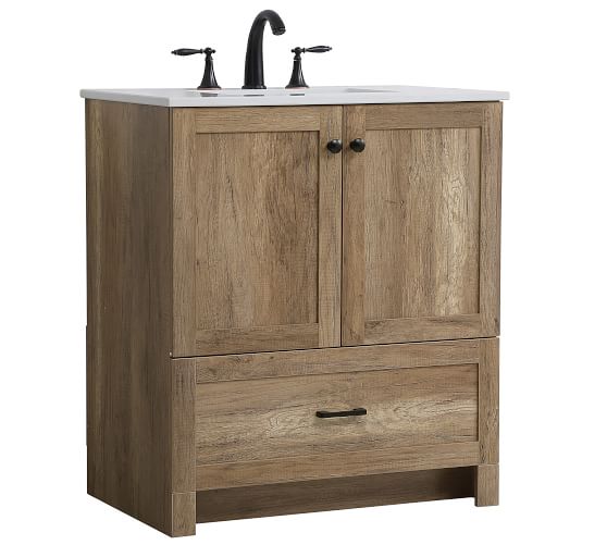 Single Sink Vanity Pottery Barn, Bathroom Vanities 30 Inch With Sink