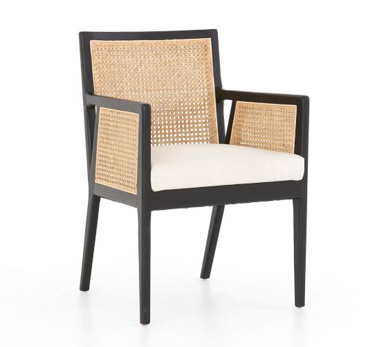 lisbon cane dining armchair