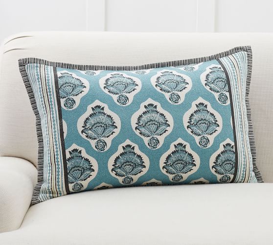 pottery barn lumbar pillow covers