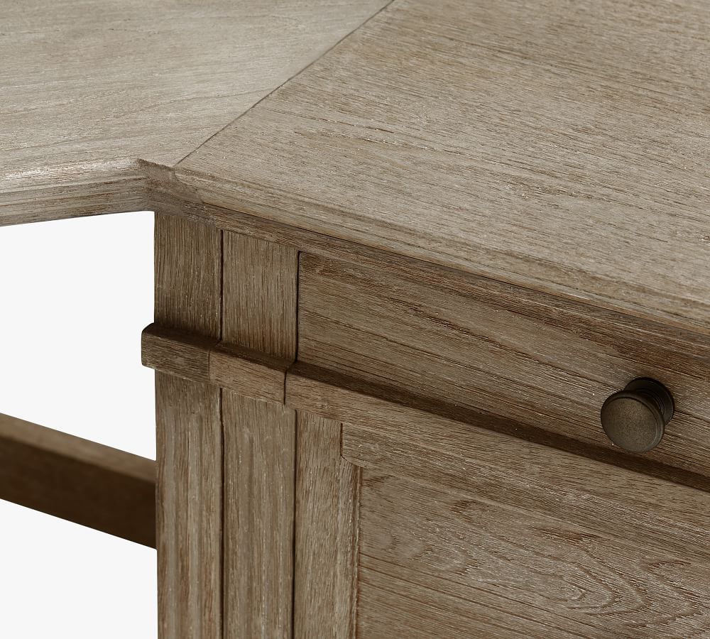 Livingston Corner Desk with Drawers Pottery Barn