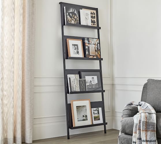 Temple Street 30 X 84 Display, White 4 Tier Bookcase By Dream Street
