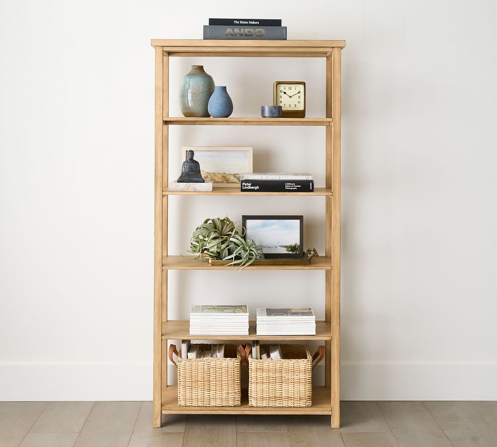 Mateo 36 X 72 Wide Etagere Bookcase, 36 Wide Bookcase With Doors