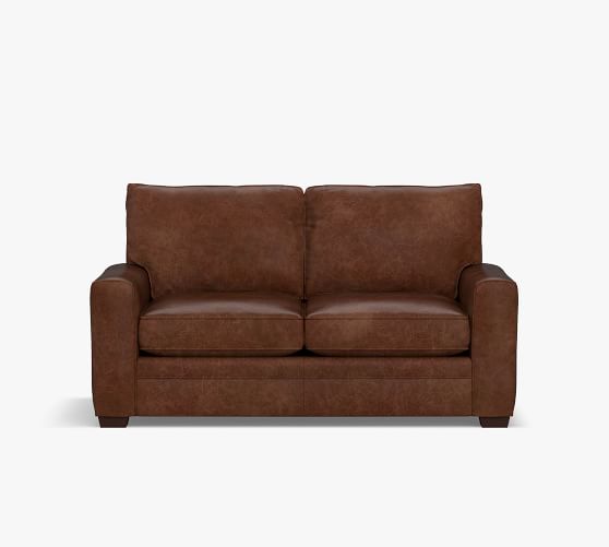 Pearce Square Arm Leather Sofa, Leather Sofa And 2 Chairs