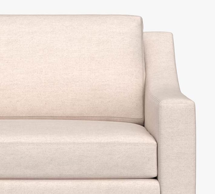 York Slope Arm Fabric Sofa Pottery Barn