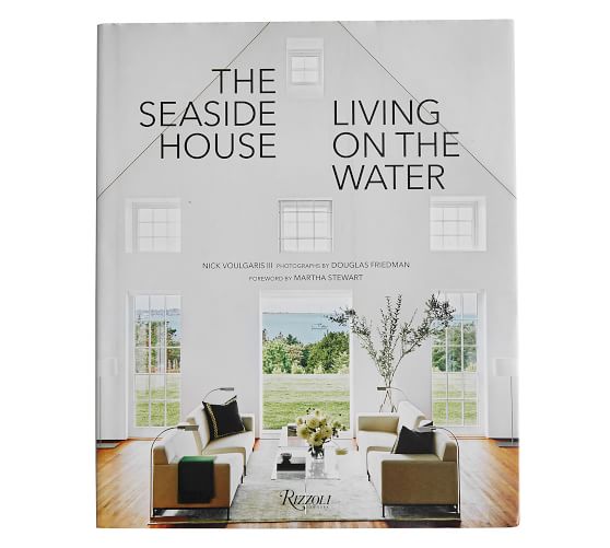 The Seaside House Coffee Table Book Pottery Barn The Seaside House Coffee Table Book, Martha Stewart Clara Coffee Table