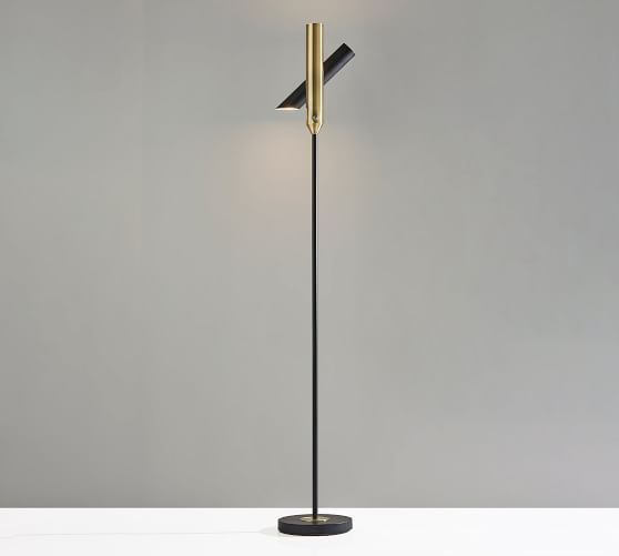 Rita Led Torchiere Floor Lamp Pottery, Led Torchiere Lamps