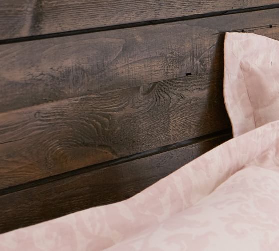 Paulsen Reclaimed Wood Bed Wooden, How To Build A Headboard Out Of Reclaimed Wood Floor