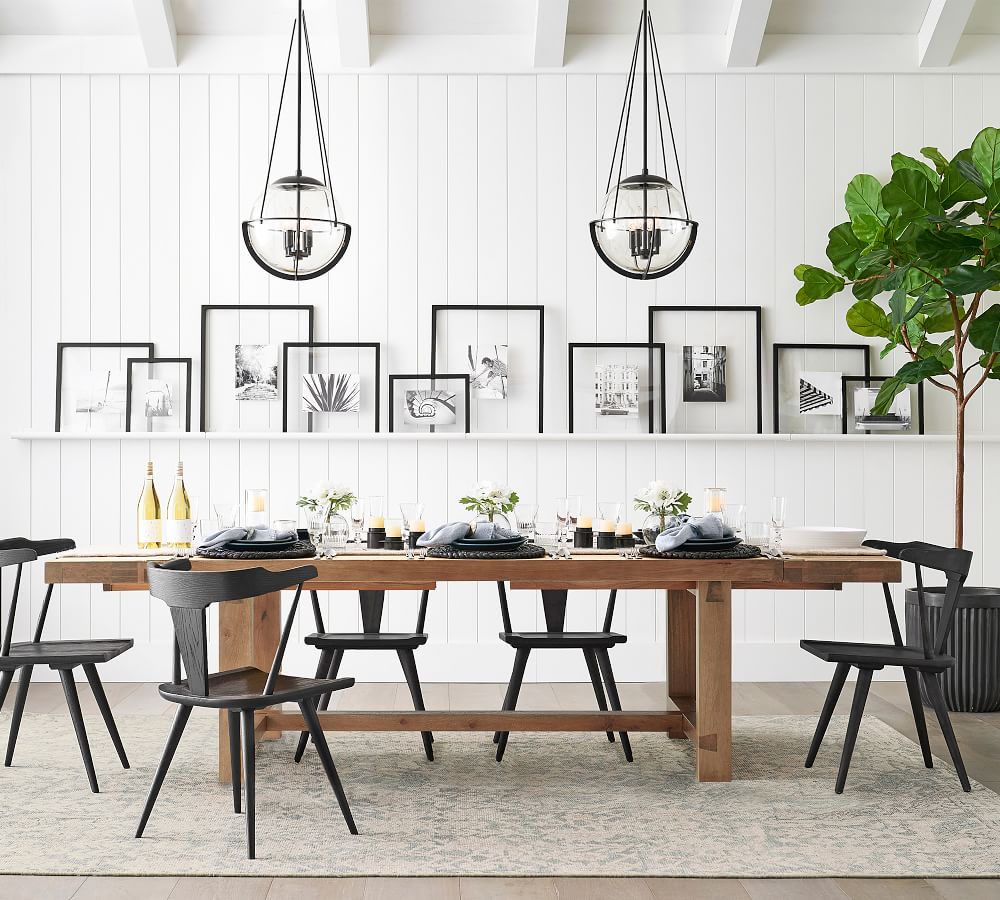 Floating Wood Gallery Picture Frame Black Pottery Barn