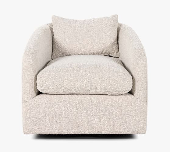 Brant Upholstered Swivel Armchair, Isaac Swivel Chair Slipcover