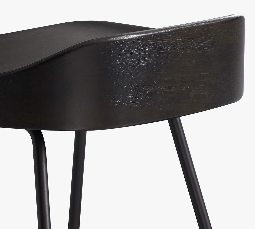 Brenner Wood Bar & Counter Stools Pottery Barn