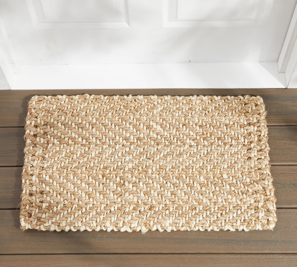 Herringbone Natural Fiber Doormat Pottery Barn