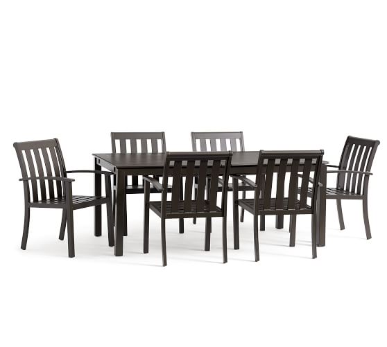 pottery barn metal dining chairs