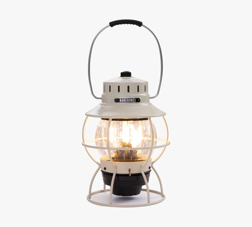 Railroad LED Outdoor Lantern Pottery Barn