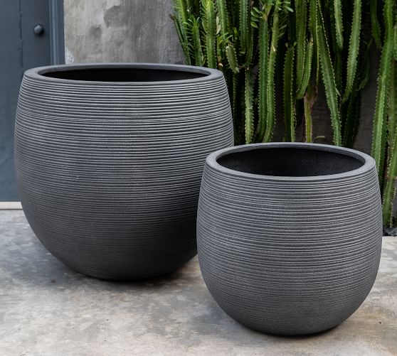 Jax Clay Outdoor Planters Pottery Barn Jax Clay Outdoor Planters Pottery Barn, Pottery Barn Planters Outdoors