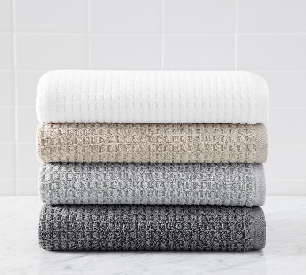 Terry Waffle Towels | Pottery Barn