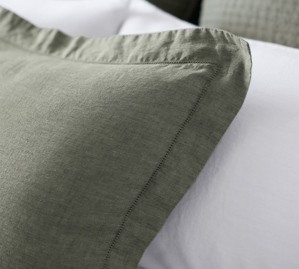 Belgian Flax Linen Duvet Cover | Pottery Barn