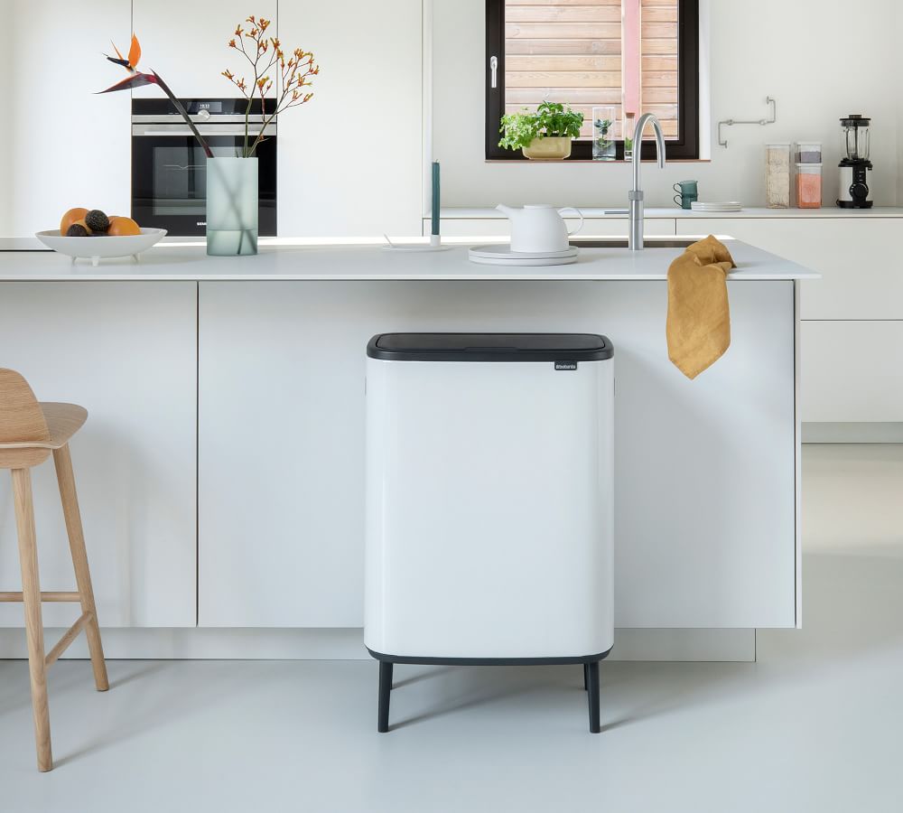 Brabantia Bo Touch Trash Can Large Pottery Barn