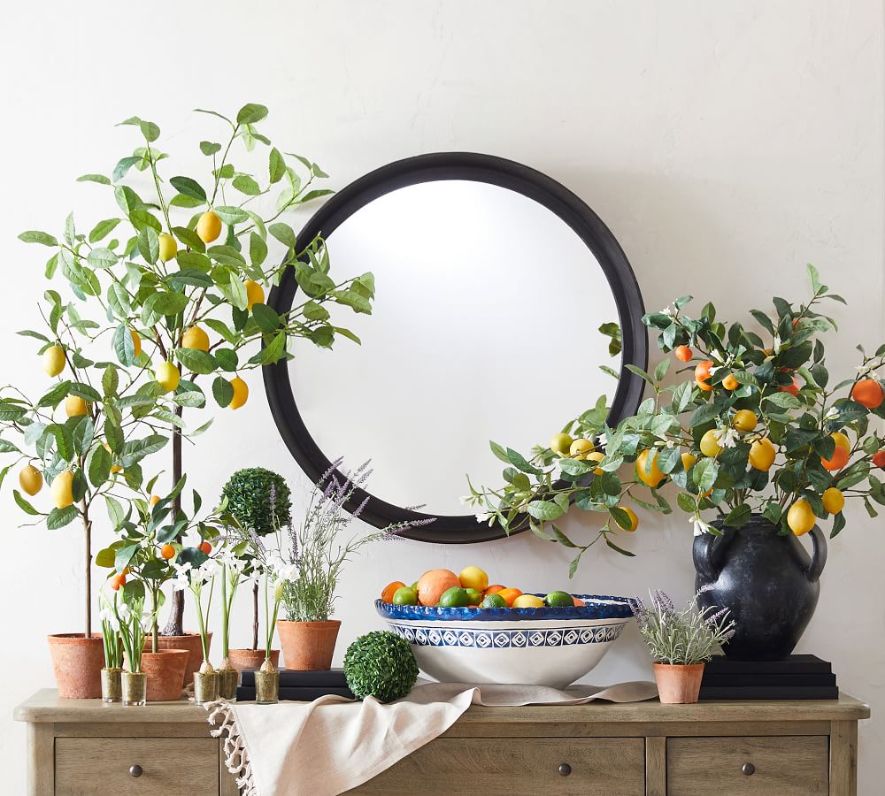 Faux Potted Lemon Trees Pottery Barn