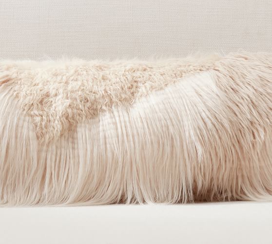 mongolian wool cushion