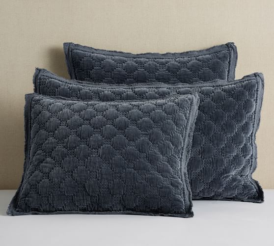 velvet euro pillow shams