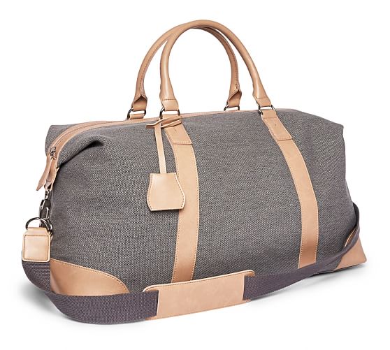 pottery barn duffle
