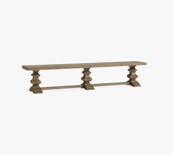 Banks Dining Bench Pottery Barn, What Size Bench For 70 Inch Table